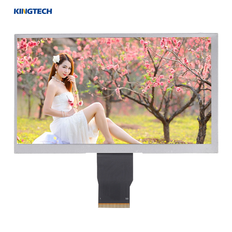 TTL Interface 7 Inch 1024x600 All View Angle LCD Display