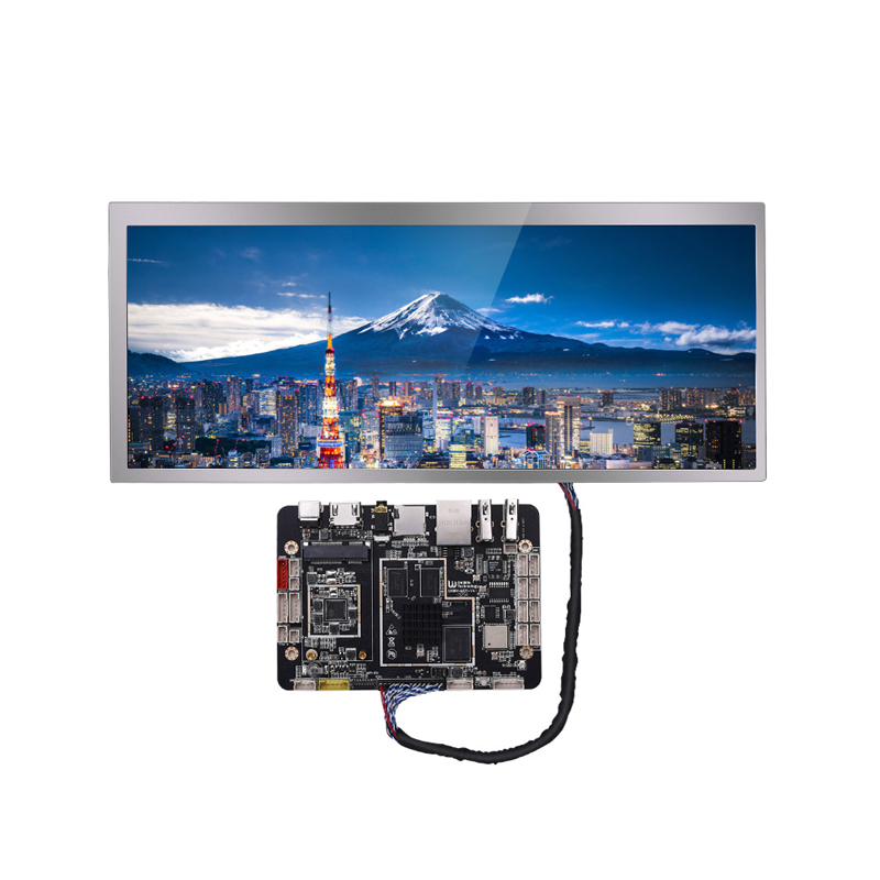 Exibição LCD do tipo 1920x720 da barra de 12,3 polegadas com placa principal