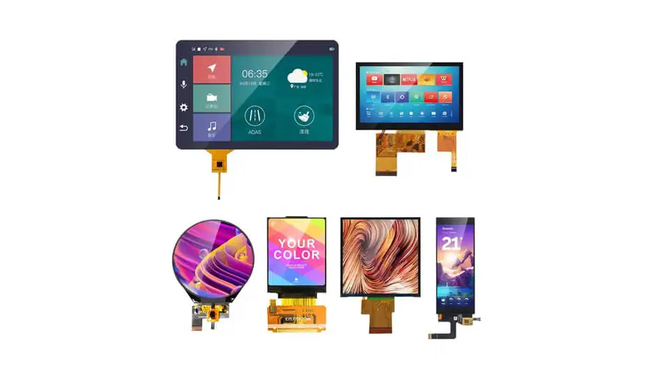 Módulo de exibição TFT LCD