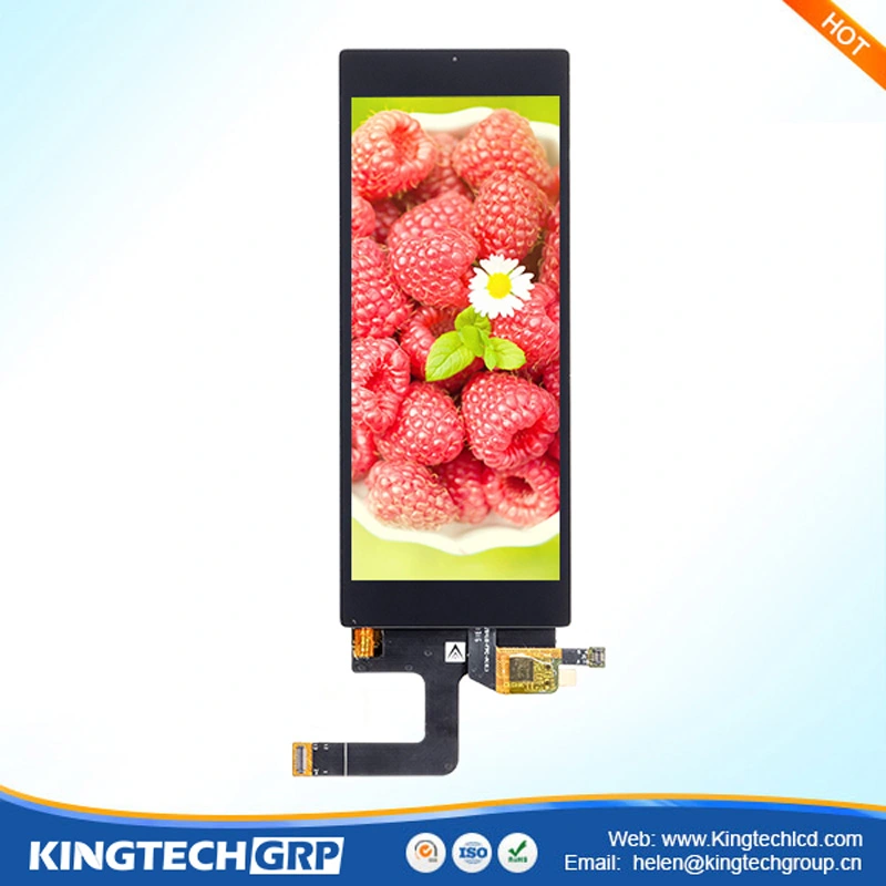 Tela LCD tipo barra de interface Mipi com ângulo de visão total de 4,82 polegadas 180x1120